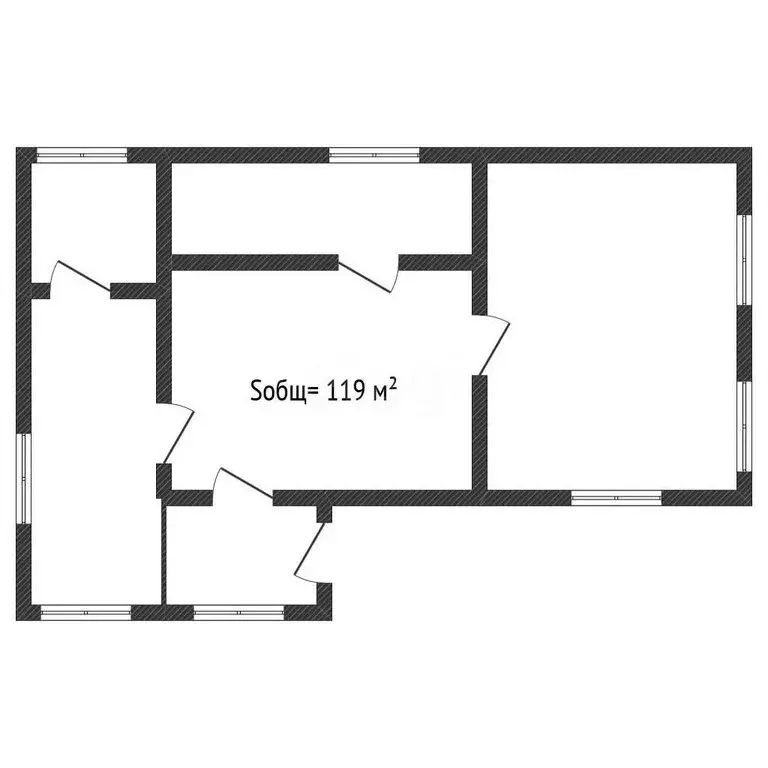Дом в посёлок Верный Путь, Урожайная улица (119 м) - Фото 1