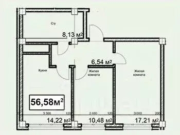 2-к кв. Ставропольский край, Ессентуки Николаевский-Ессентуки жилой ... - Фото 0