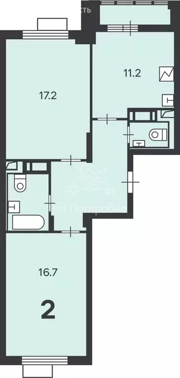 2-комнатная квартира: Москва, Каспийская улица, 28/4 (60.2 м) - Фото 0