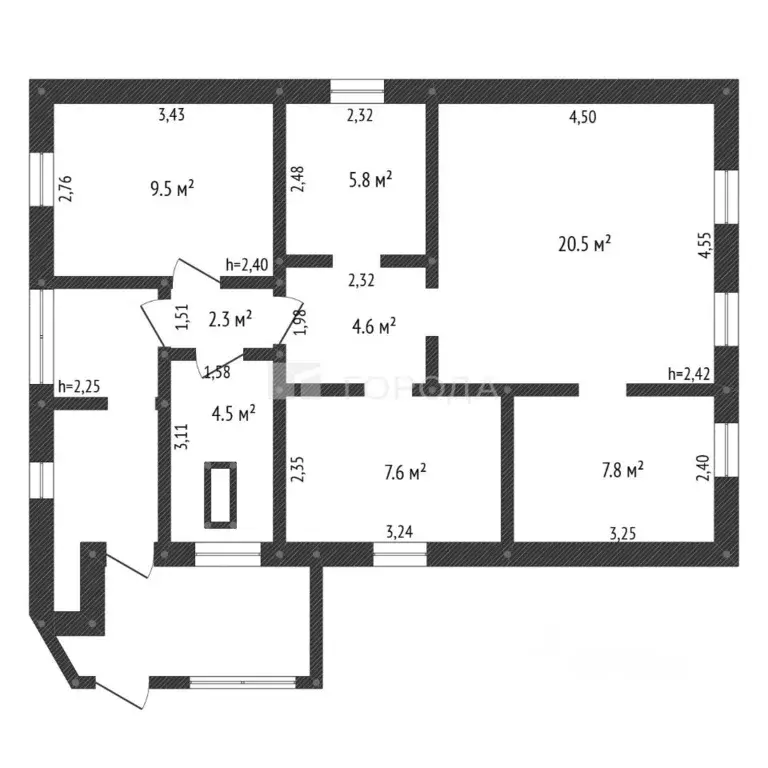 Дом в Кемеровская область, Новокузнецк ул. Толмачева, 33 (63 м) - Фото 2