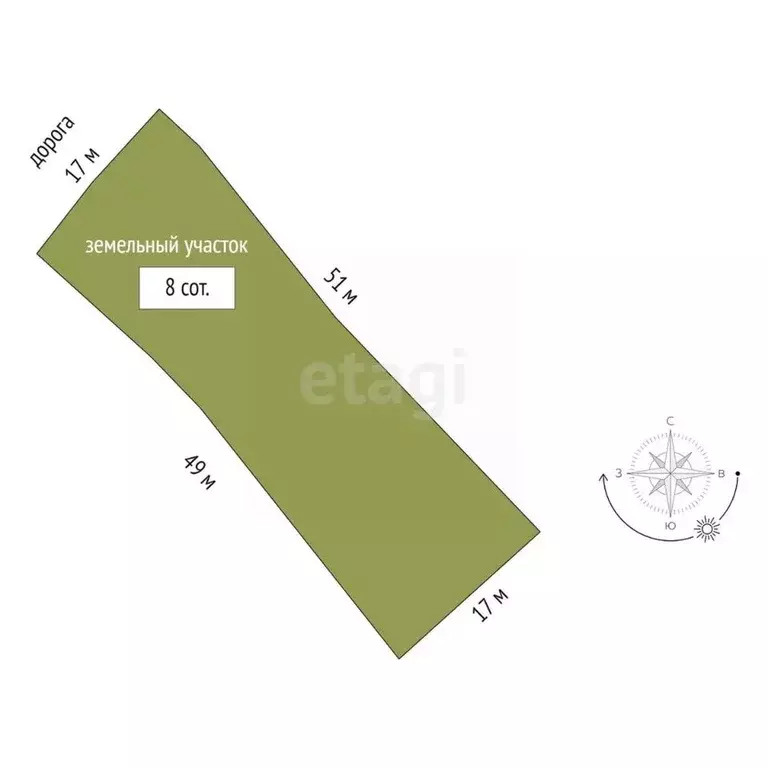 Участок в Тюменская область, Тюменский муниципальный округ, д. Большие ... - Фото 2