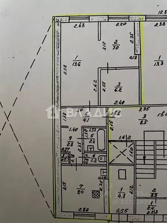 2-к кв. Нижегородская область, Нижний Новгород ул. Бринского, 4к2 ... - Фото 2