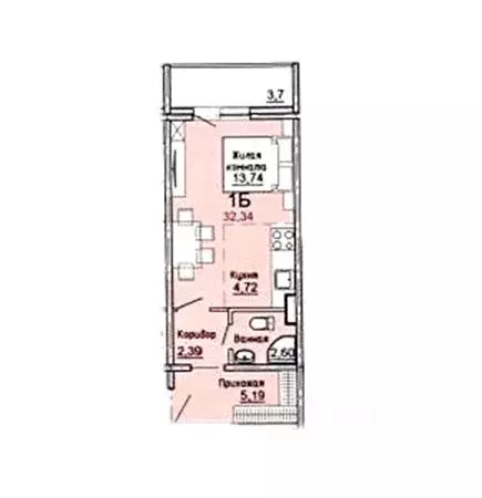 Студия Московская область, Солнечногорск городской округ, Голубое пгт ... - Фото 1