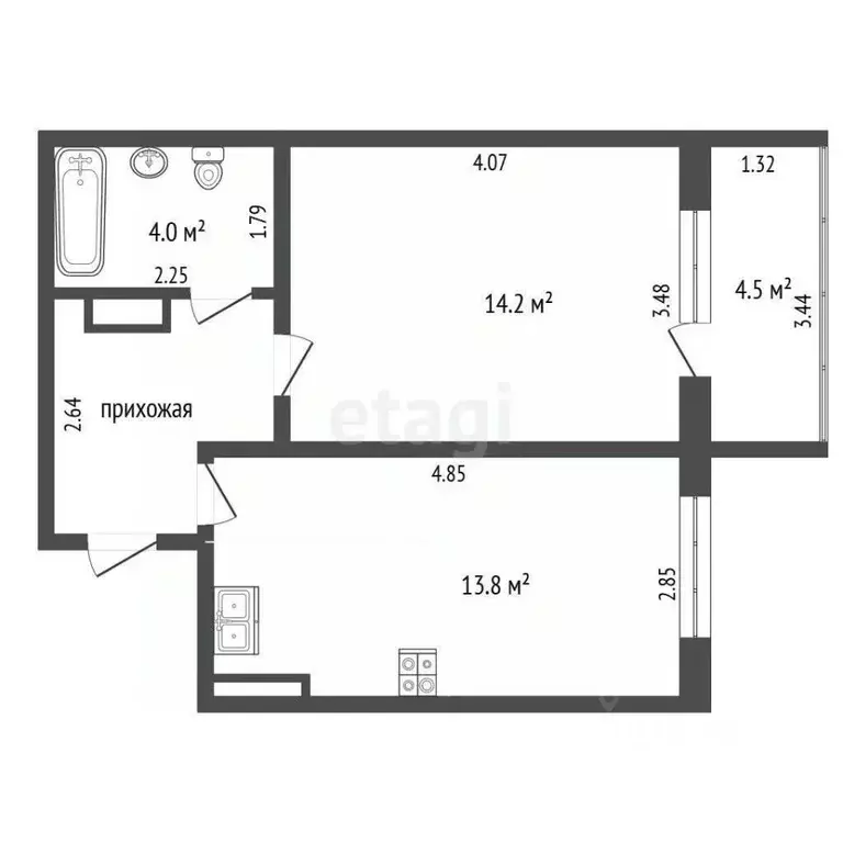 1-к кв. Омская область, Омск Солнечный мкр, ул. 3-я Любинская, 30к1 ... - Фото 2