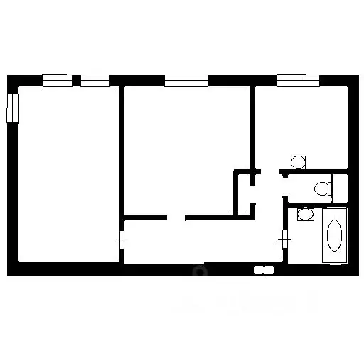 2-к кв. Санкт-Петербург Кантемировская ул., 33 (58.81 м) - Фото 1