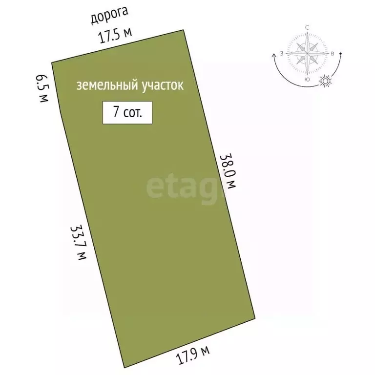 Участок в Саха (Якутия), Якутск Сергеляхское шоссе, 8-й км, 51 (7.0 ... - Фото 1