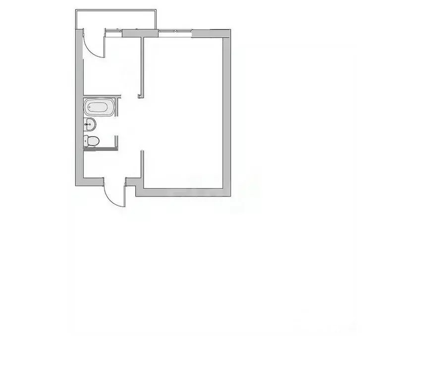 1-к кв. Северная Осетия, Владикавказ ул. Братьев Щукиных, 61к2 (28.9 ... - Фото 2