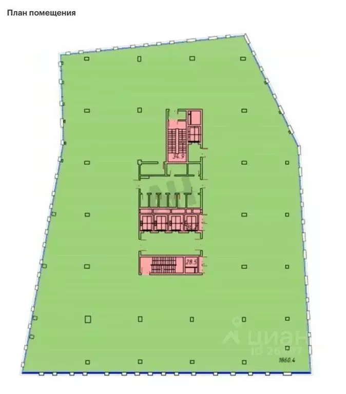 Помещение свободного назначения в Москва Нахимовский просп., 58 (2084 ... - Фото 2