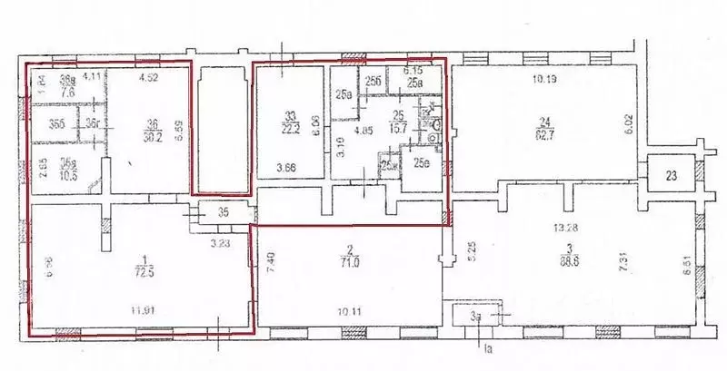 Офис в Москва ул. Зои и Александра Космодемьянских, 17/2 (76 м) - Фото 1