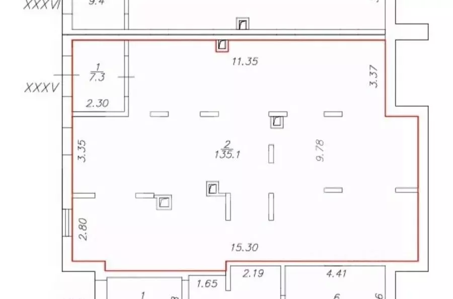 Помещение свободного назначения в Москва Феодосийская ул., 7к5 (142 м) - Фото 2