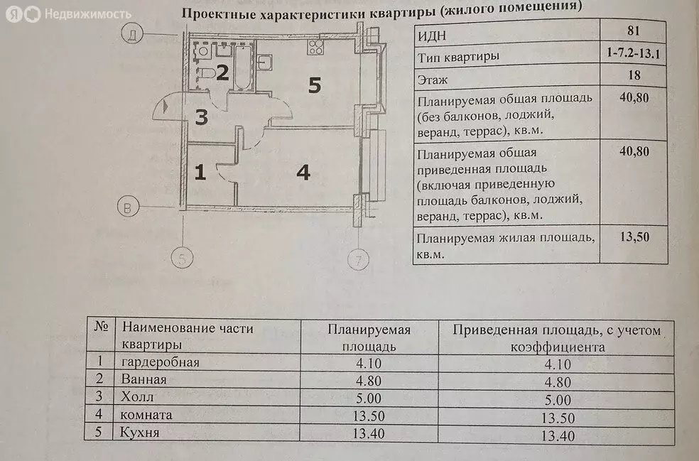 1-комнатная квартира: Москва, ЖК Шагал, 1-я очередь, к13 (40.8 м) - Фото 0