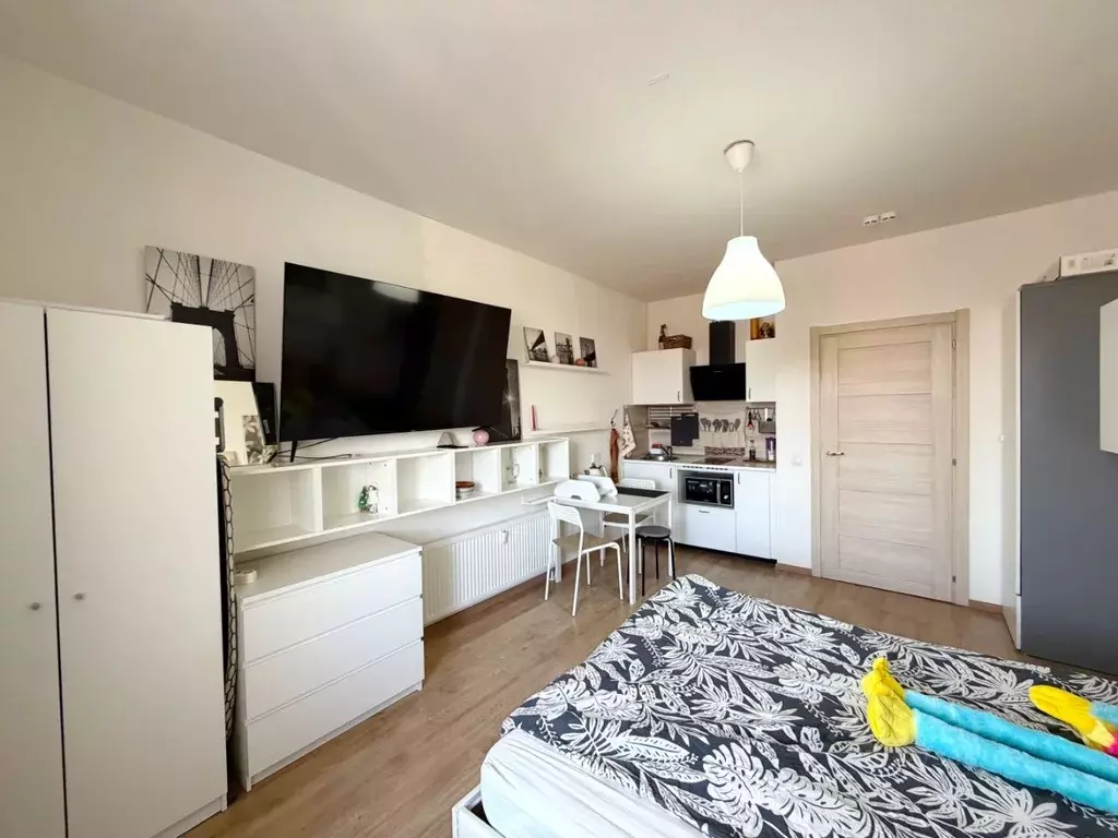 Студия Ленинградская область, Мурино Всеволожский район, ул. Шувалова, ... - Фото 1