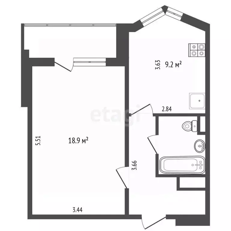 1-к кв. Москва Селигерская ул., 26к1 (37.4 м) - Фото 1
