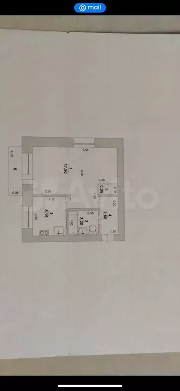 1-к. квартира, 31 м, 4/4 эт. - Фото 0