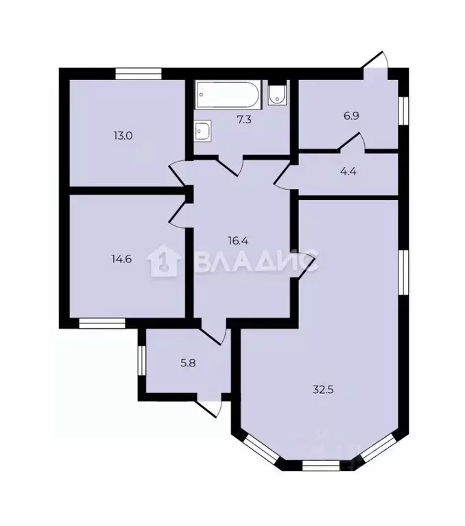 Дом в Липецкая область, Грязинский муниципальный округ, с. Фащевка ул. ... - Фото 2