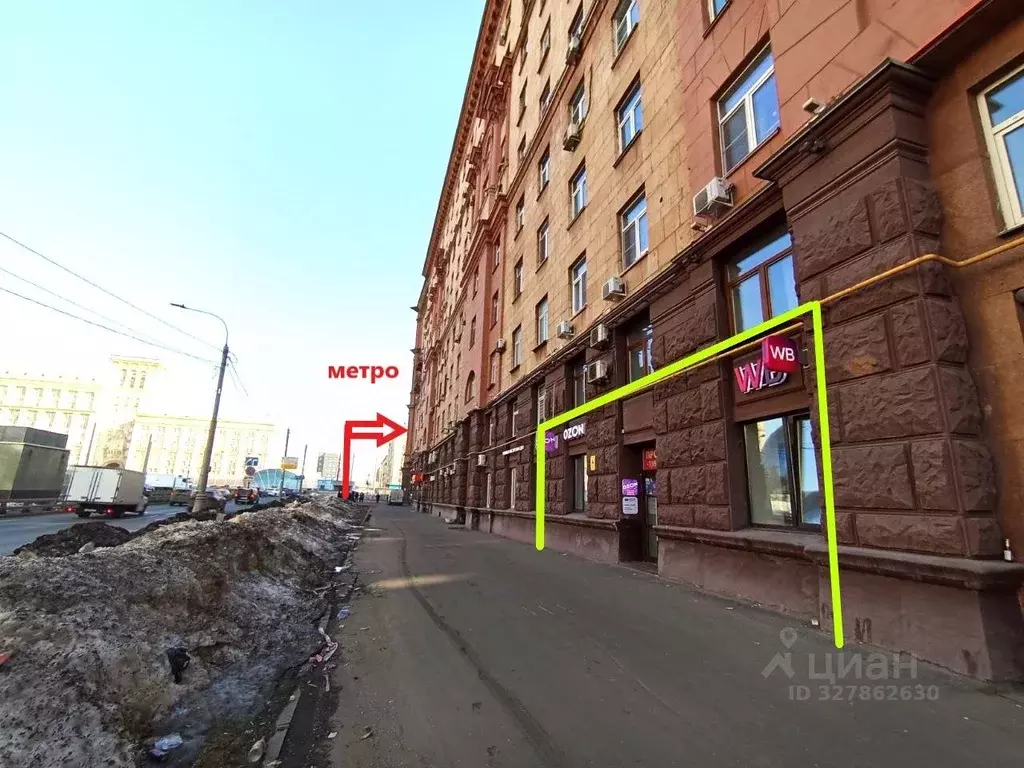 Помещение свободного назначения в Москва Ленинградский просп., 75к1Б ... - Фото 1