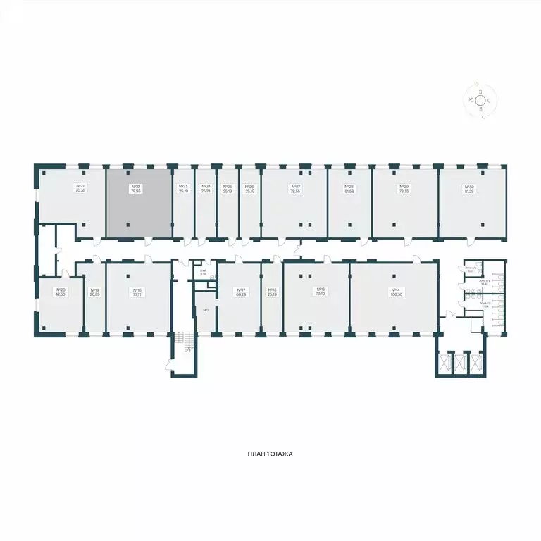 Помещение свободного назначения (78.93 м) - Фото 1