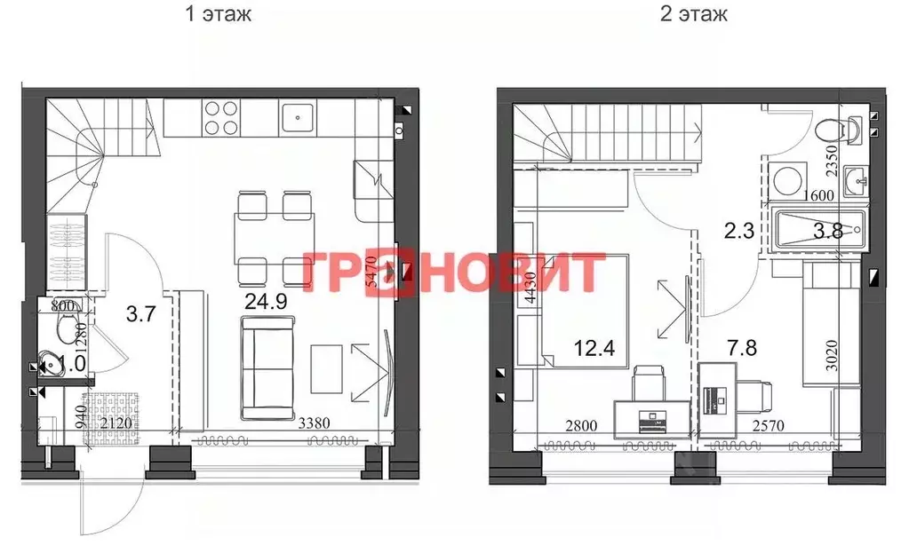 Таунхаус в Новосибирская область, Новосибирский район, Мичуринский ... - Фото 1