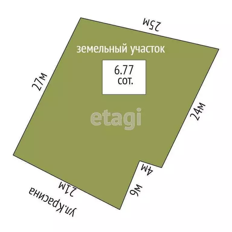 Участок в Алапаевск, улица 20 лет Октября (6.8 м) - Фото 0