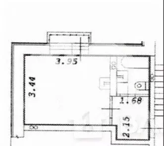 Студия Новосибирская область, Новосибирск Большая ул., 622 (25.4 м) - Фото 1