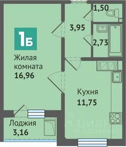 1-к кв. Марий Эл, Медведево городское поселение, Медведево пгт, Ясная ... - Фото 0