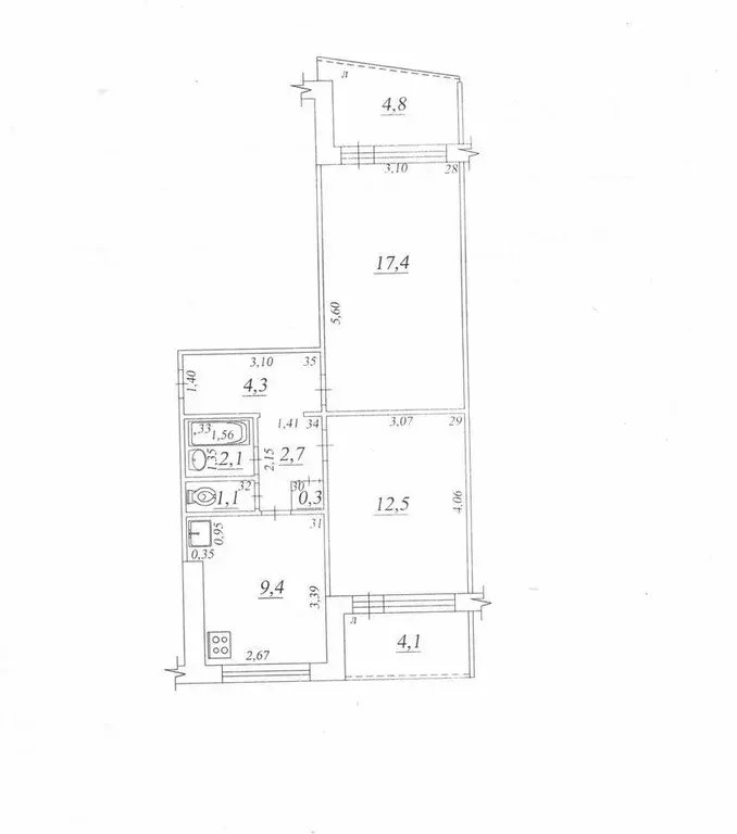 2-к кв. Самарская область, Самара Ташкентская ул., 105 (55.0 м) - Фото 0