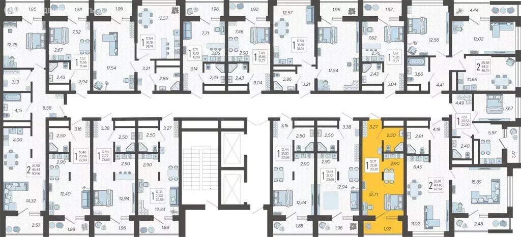 Квартира-студия: Сочи, микрорайон Бытха, Ясногорская улица, 16/2к4 ... - Фото 2