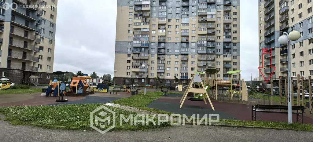 1-комнатная квартира: Бугры, Школьная улица, 6к3 (34.2 м) - Фото 0