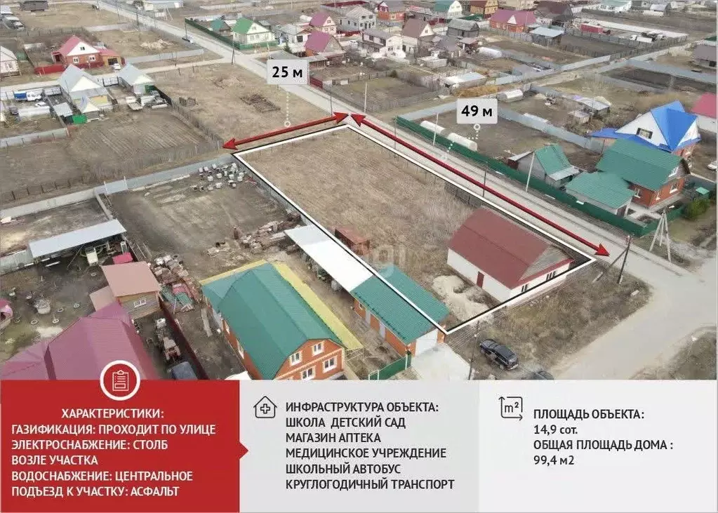 Дом в Тюменская область, Тюменский муниципальный округ, с. Чикча ул. ... - Фото 1