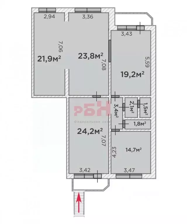 Помещение свободного назначения в Тюменская область, Тюмень Широтная ... - Фото 2