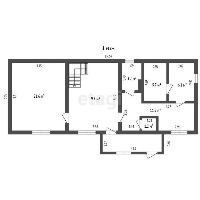 Дом в Медынь, улица Карла Маркса (156.3 м) - Фото 2