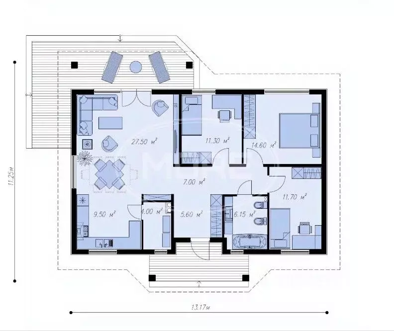 Дом в Калининградская область, Гурьевский муниципальный округ, пос. ... - Фото 2