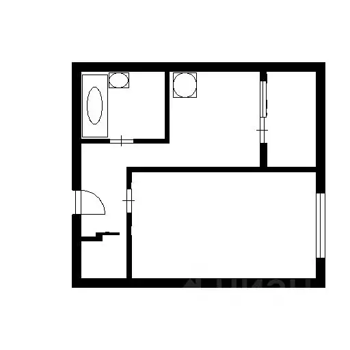 1-к кв. Санкт-Петербург Малая Бухарестская ул., 6к1 (38.3 м) - Фото 2
