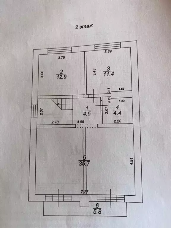 дом 145 м на участке 5 сот. - Фото 1