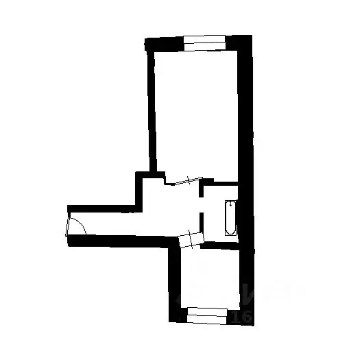 1-к кв. Башкортостан, Уфа ул. Льва Толстого, 18 (36.0 м) - Фото 2