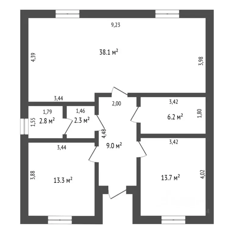 Коттедж в Тюменская область, Тюменский муниципальный округ, с. ... - Фото 2