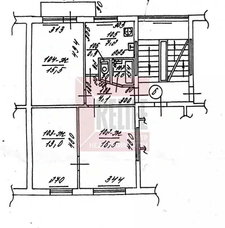 3-к кв. Калининградская область, Калининград ул. Багратиона, 72 (60.0 ... - Фото 2
