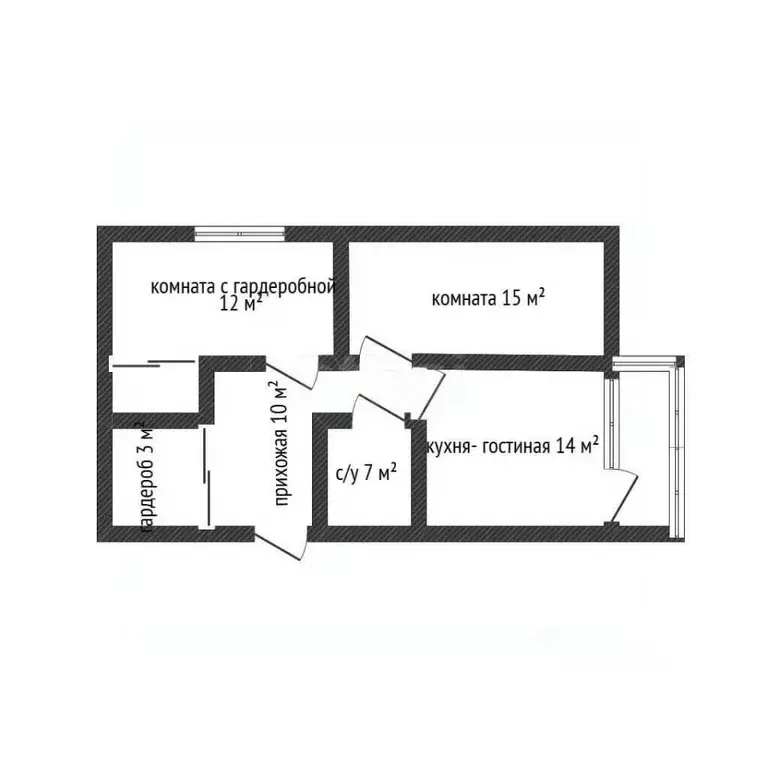 2-к кв. Краснодарский край, Крымск ул. Шевченко, 1Б (55.9 м) - Фото 2