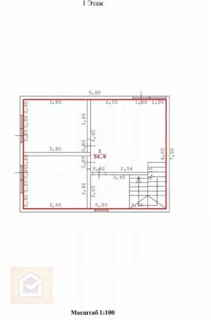 Дом в Севастополь ш. Фиолентовское, 81Г/8А (120 м) - Фото 1