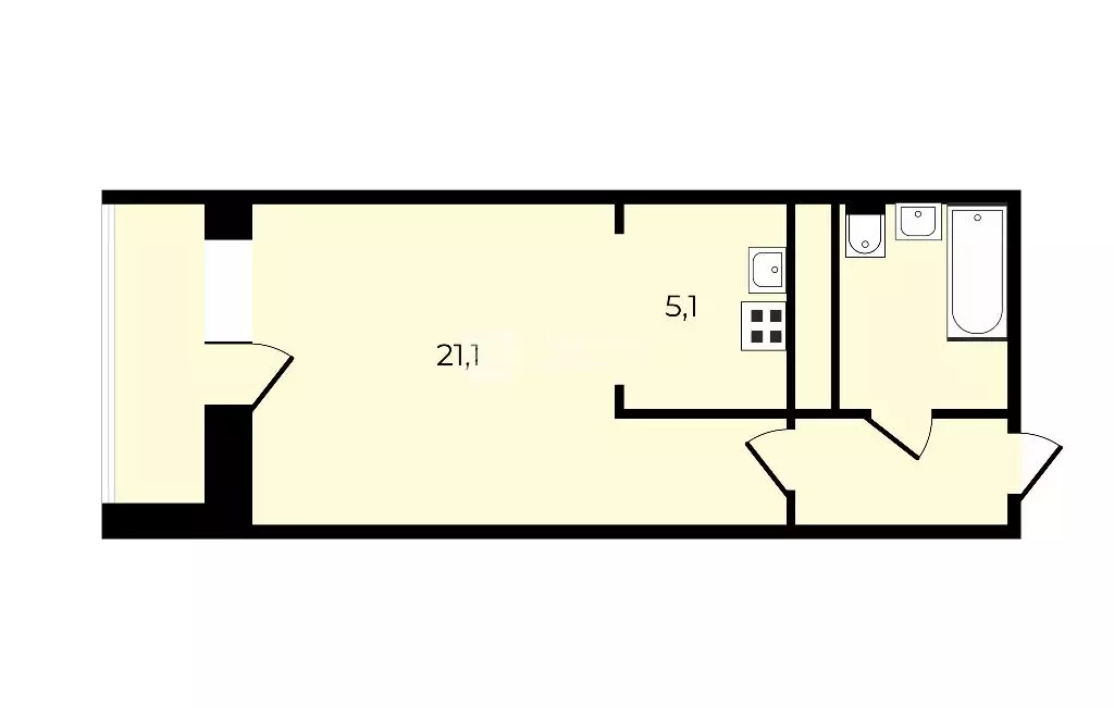 Продается 1-комнатная квартира - Фото 2
