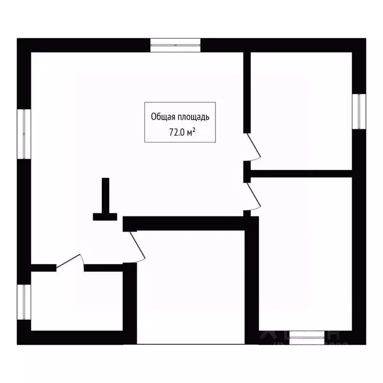 Дом в Новосибирская область, Бердск Орбита СНТ, ул. 5-я, 287 (72 м) - Фото 1
