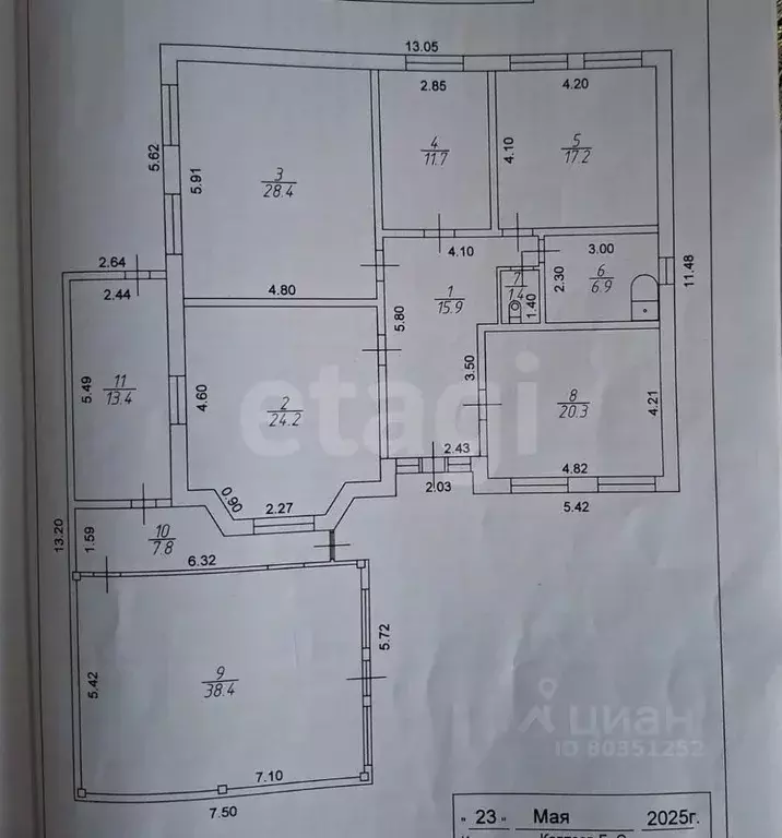 Дом в Ингушетия, Малгобек  (186 м) - Фото 1