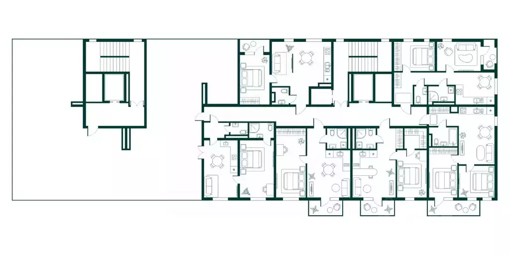 1-к кв. Дагестан, Дербент Новая История жилой комплекс (33.61 м) - Фото 2