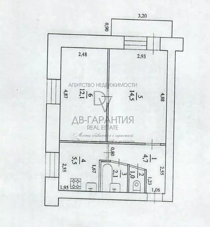 2-к кв. Хабаровский край, Амурский район, Эльбан рп, 2-й мкр 23 (39.9 ... - Фото 2