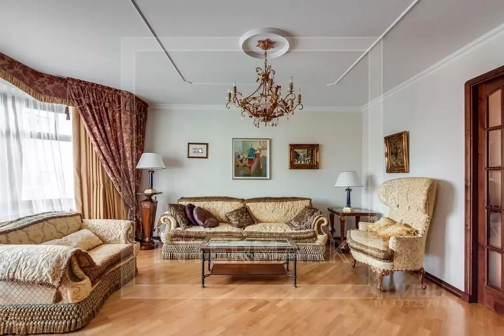 4-к кв. Москва ул. Малая Полянка, 12А (155.0 м) - Фото 1