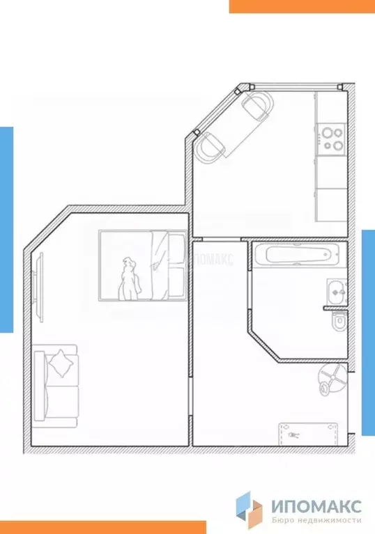 1-к кв. Московская область, Наро-Фоминск ул. Луговая, 1 (40.1 м) - Фото 1