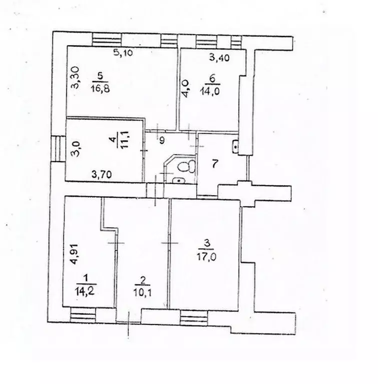 Офис в Москва Малый Левшинский пер., 12 (89 м) - Фото 1