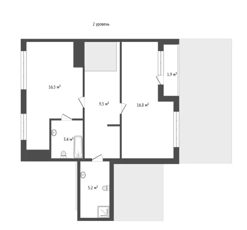 3-комнатная квартира: Тюмень, улица Муравленко, 9к1 (140.2 м) - Фото 1