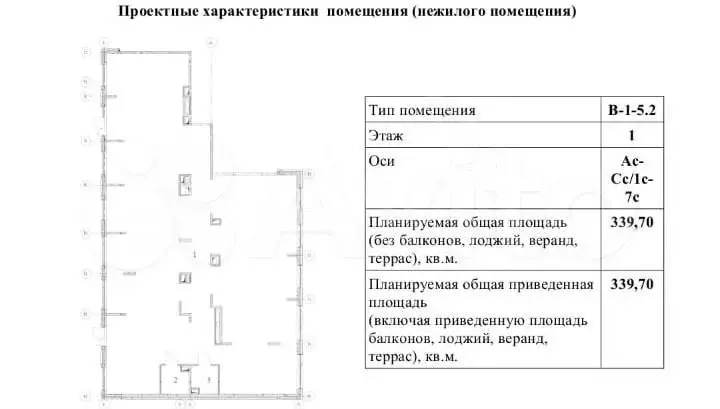 Помещение 340 м с арендатором - Фото 1