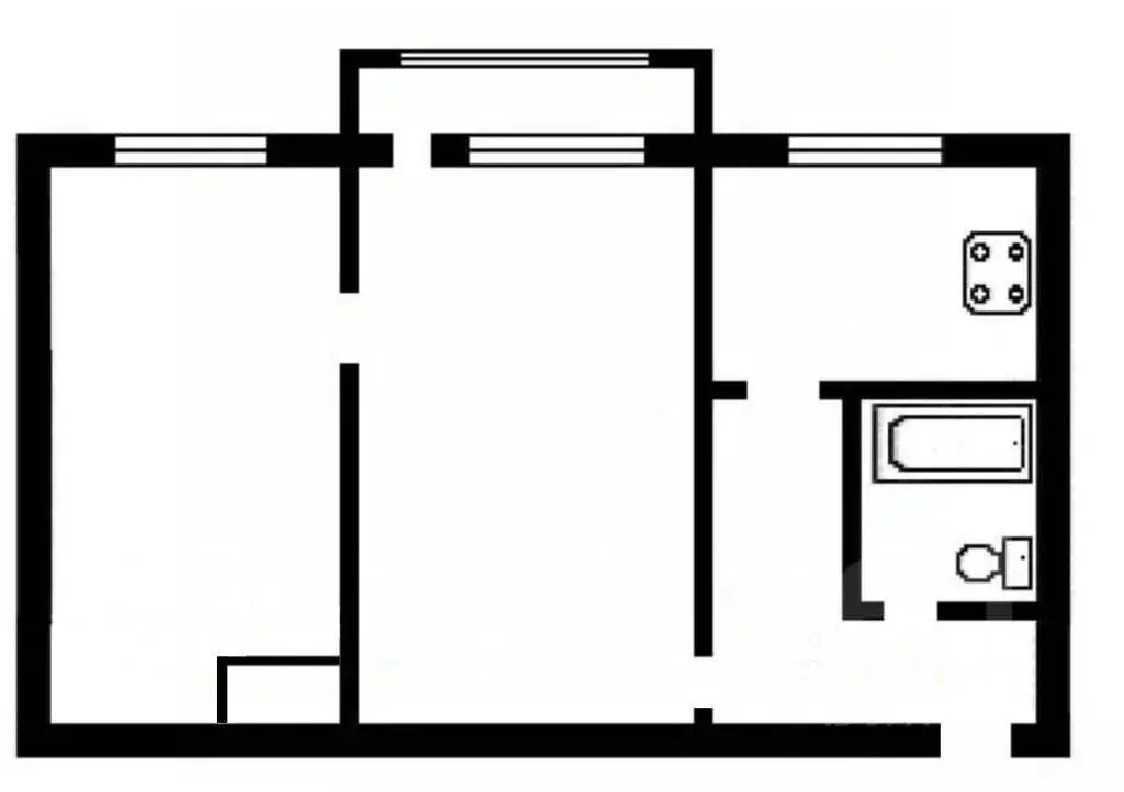 2-к кв. Ярославская область, Ярославль ул. Титова, 14к3 (44.5 м) - Фото 1